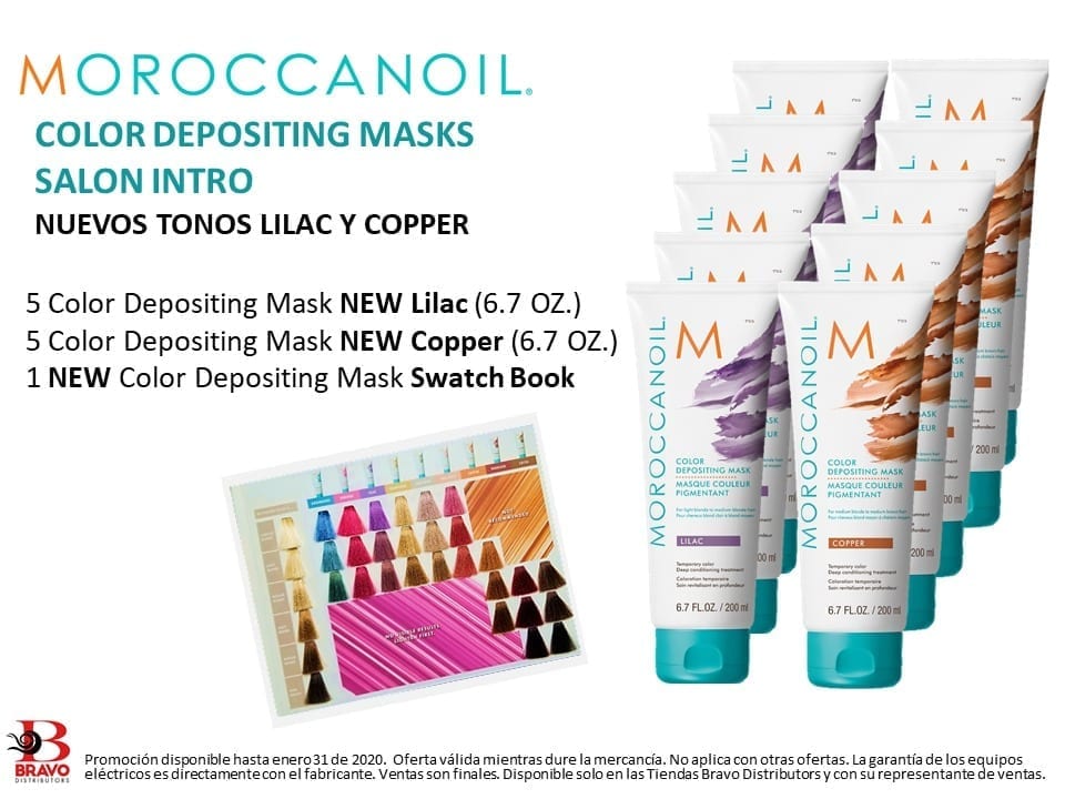 Moroccanoil Color Depositing Masks Salon Intro Bravo Distributors